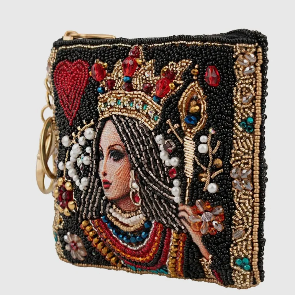 The Queen Mary Frances Card Holder coin purse Handbeaded